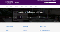 Desktop Screenshot of elearning.uq.edu.au