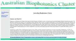 Desktop Screenshot of biophotonicsnetwork.physics.uq.edu.au