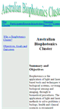 Mobile Screenshot of biophotonicsnetwork.physics.uq.edu.au