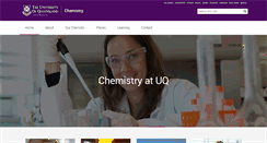 Desktop Screenshot of chemistry.uq.edu.au