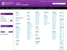 Tablet Screenshot of enrolments.iml.uq.edu.au