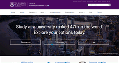 Desktop Screenshot of bel.uq.edu.au