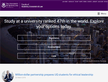 Tablet Screenshot of bel.uq.edu.au