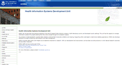 Desktop Screenshot of hisdu.sph.uq.edu.au
