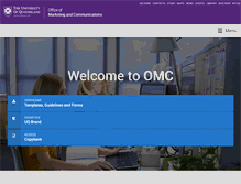 Tablet Screenshot of omc.uq.edu.au